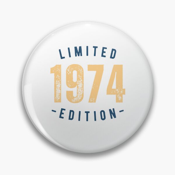 Item preview, 50th Birthday Vintage 1974 Limited Edition Gift Classic T-Shirt designed and sold by MWProject.