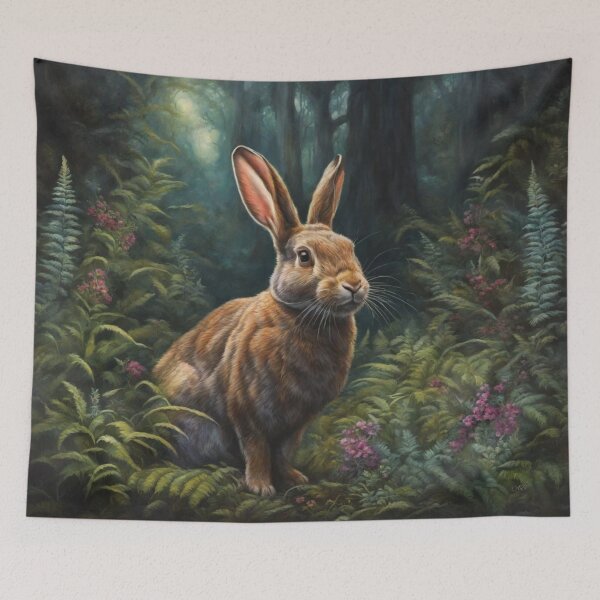 Item preview, Rabbit on Forest Floor designed and sold by AugustBrennan.