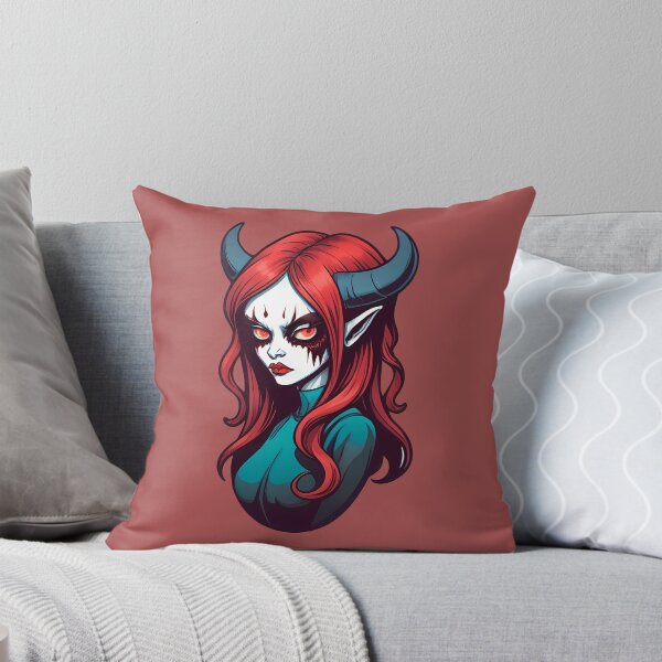 Item preview, Evil Demon Girl - Gothic Lady Portrait designed and sold by MadnessEnvelope.