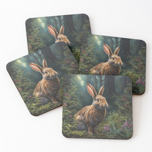 Item preview, Rabbit on Forest Floor designed and sold by AugustBrennan.