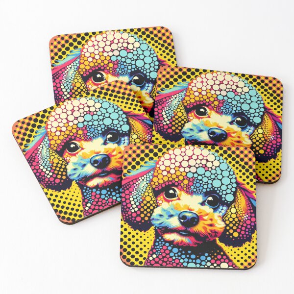 Item preview, Poodle Abstract Pop Art designed and sold by toypoodlemom.