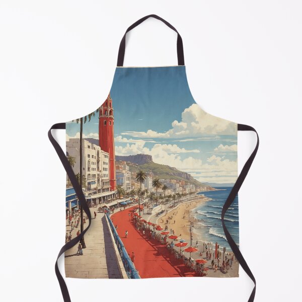 Item preview, Malecon de Mazatlan Beach Mexico Vintage Poster designed and sold by TravelersGems.