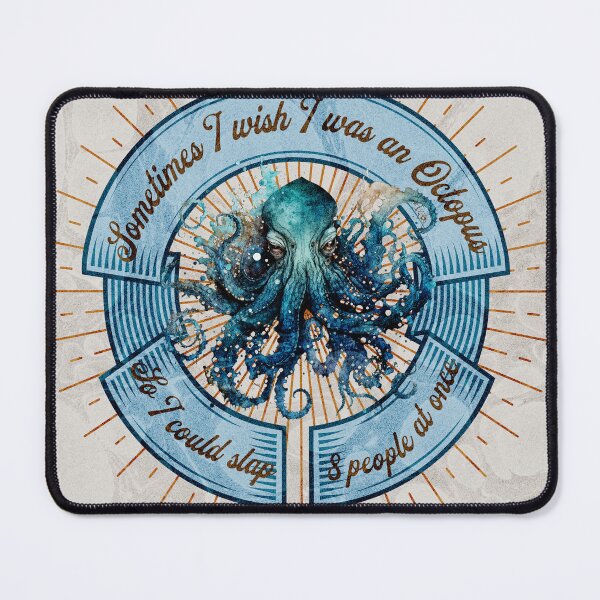 Item preview, Slapping octopus designed and sold by Safarichic.