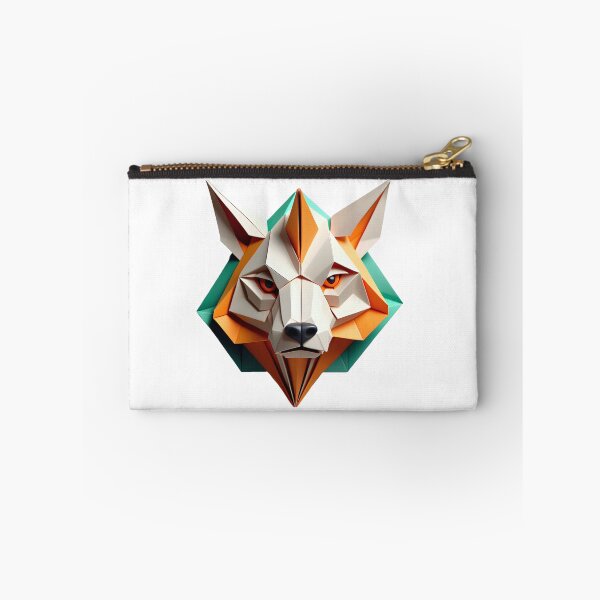 Item preview, 3D origami wolf designed and sold by Inspyralia.