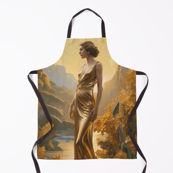 Item preview, Gold lady art deco designed and sold by BubbleTextBox.
