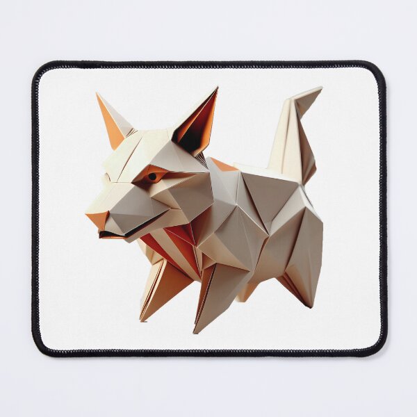 Item preview, 3D origami dog designed and sold by Inspyralia.