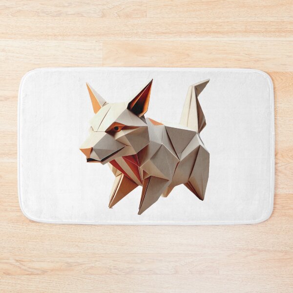 Item preview, 3D origami dog designed and sold by Inspyralia.