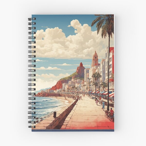 Item preview, Malecon de Mazatlan Beach Mexico Vintage Poster 3 designed and sold by TravelersGems.