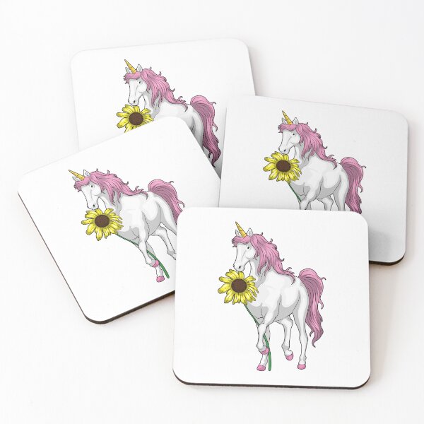 Item preview, Unicorn Sunflower Flower designed and sold by Snabdesign84.