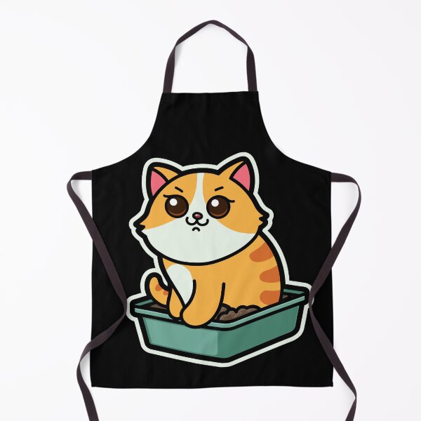 Item preview, funny cats cartoon-Kittens in Litter Box designed and sold by Design_for_merch.