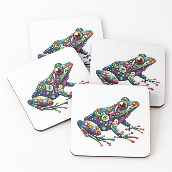 Item preview, Geometric frog designed and sold by Alibeyoglu.