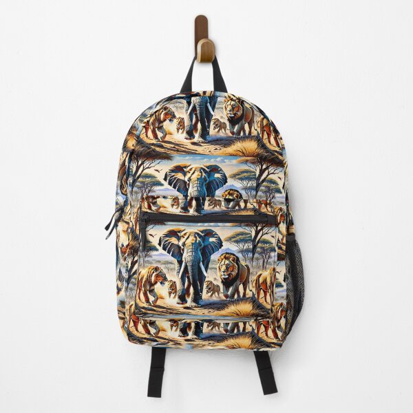 Item preview, Lions and Elephants and Savana Oh My! designed and sold by NerdscapeDC.