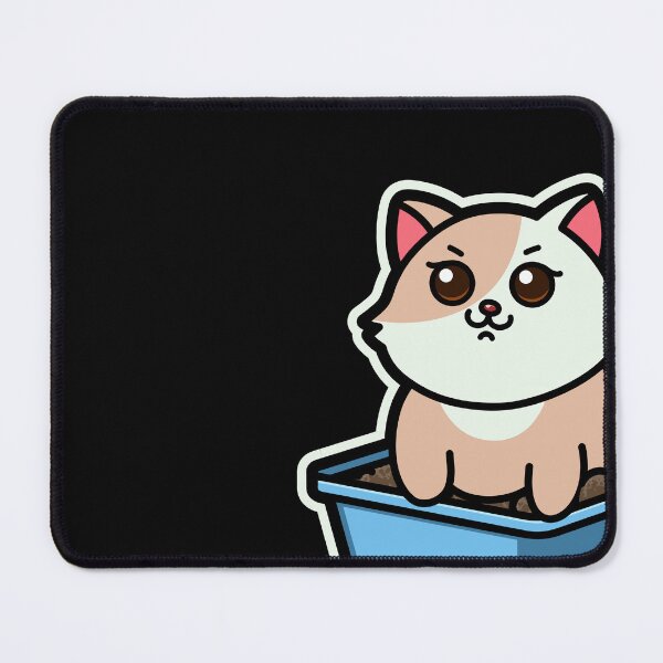 Item preview, funny cats cartoon-cute Kittens in Litter Box designed and sold by Design_for_merch.