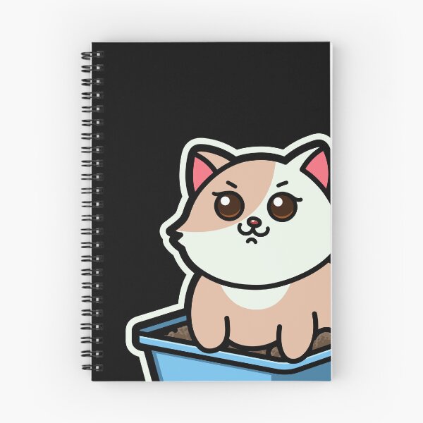 Item preview, funny cats cartoon-cute Kittens in Litter Box designed and sold by Design_for_merch.