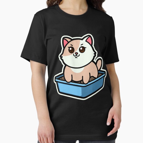 Item preview, funny cats cartoon-cute Kittens in Litter Box designed and sold by Design_for_merch.
