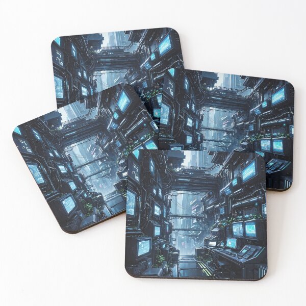 Item preview, Cyberpunk City Impressions designed and sold by DreamBackDrops.