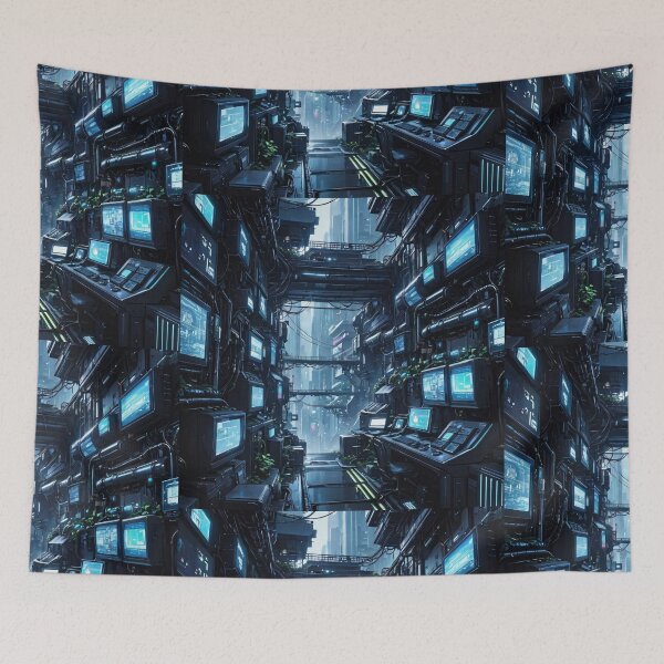 Item preview, Cyberpunk City Impressions designed and sold by DreamBackDrops.