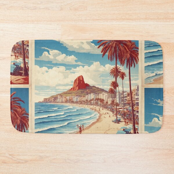 Item preview, Mazatlan Beach Mexico Vintage Poster designed and sold by TravelersGems.