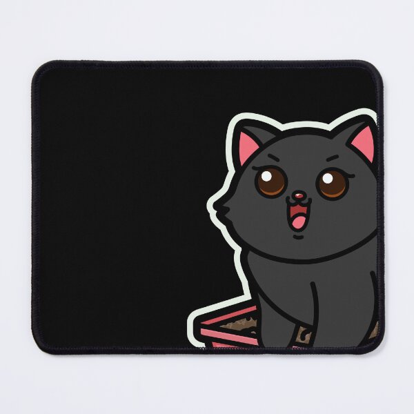 Item preview, funny cats cartoon-Cute Cat in Litter Box designed and sold by Design_for_merch.