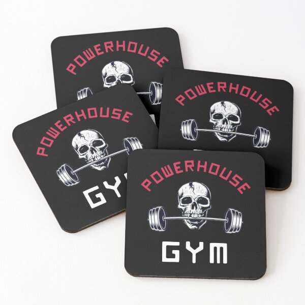 Item preview, Powerhouse Gym Skull With Heavy Barbell In Mouth designed and sold by HardAesthetics.