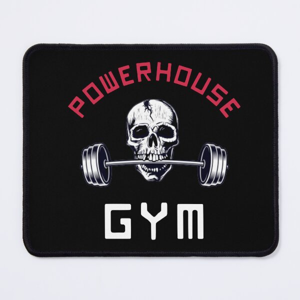 Item preview, Powerhouse Gym Skull With Heavy Barbell In Mouth designed and sold by HardAesthetics.