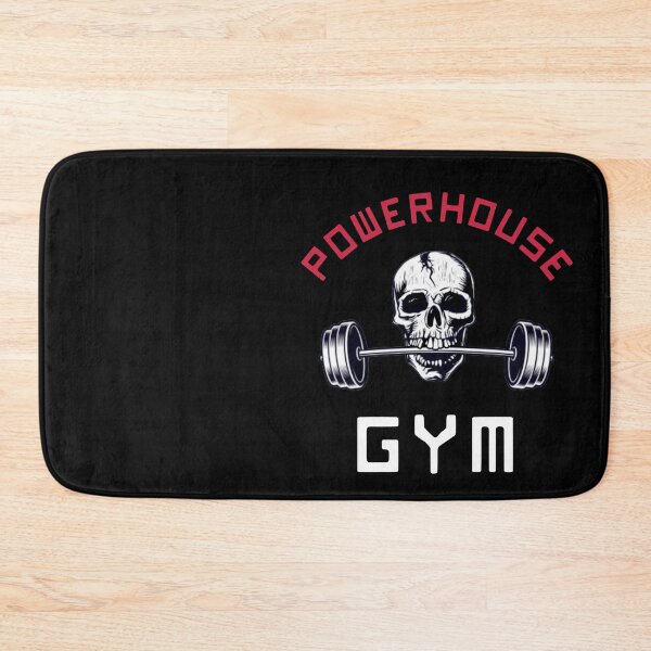 Item preview, Powerhouse Gym Skull With Heavy Barbell In Mouth designed and sold by HardAesthetics.