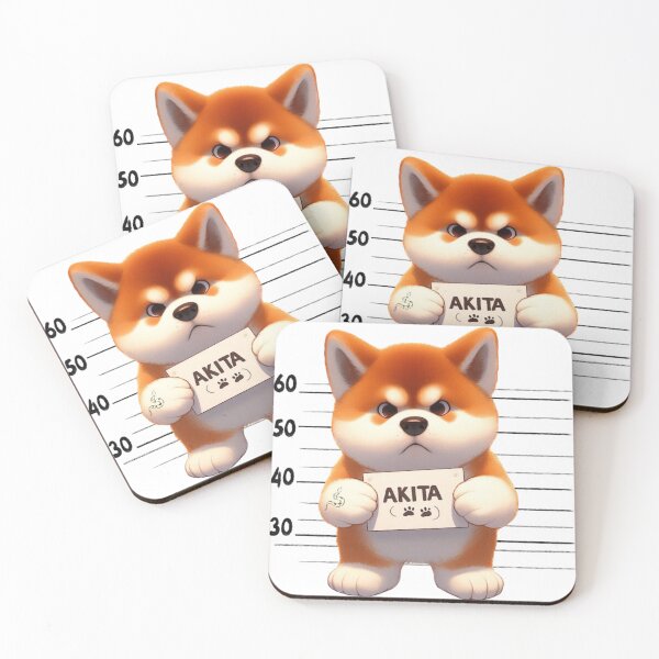 Item preview, Angry and sad dog Akita designed and sold by Vilemo.