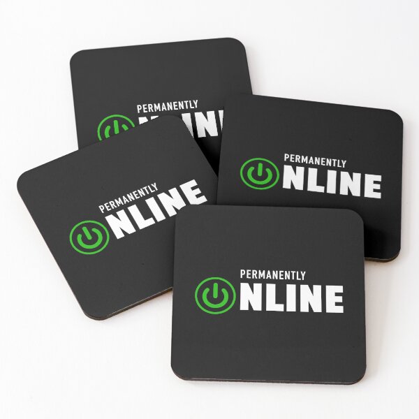 Item preview, Permanently Online – Internet Gaming Powerbutton designed and sold by Infinitee8hirts.