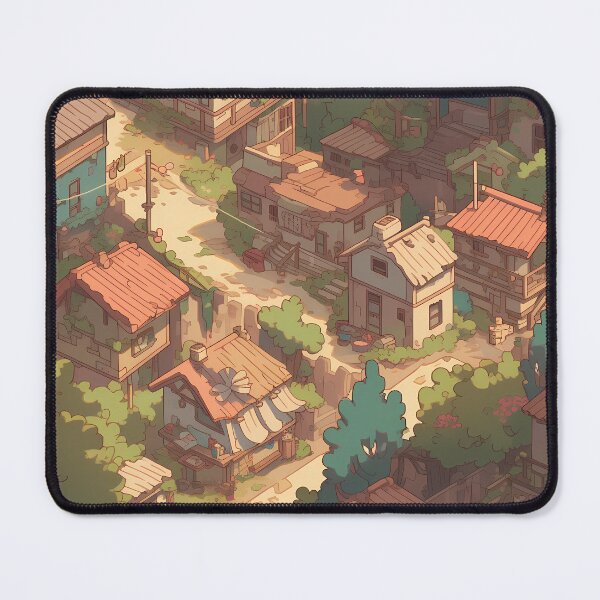 Item preview, Anime town top down view- Pixel art designed and sold by octoboobs.