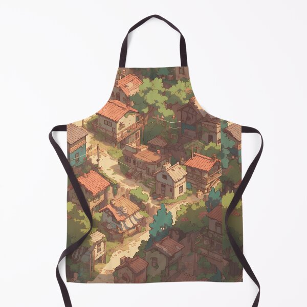 Item preview, Anime town top down view- Pixel art designed and sold by octoboobs.