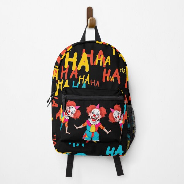 Item preview, Colorful laughing clown with ha ha ha text designed and sold by HarridanCreates.