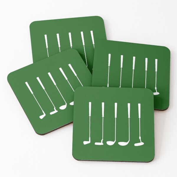 Item preview, Golf Clubs Green Background designed and sold by playloud.