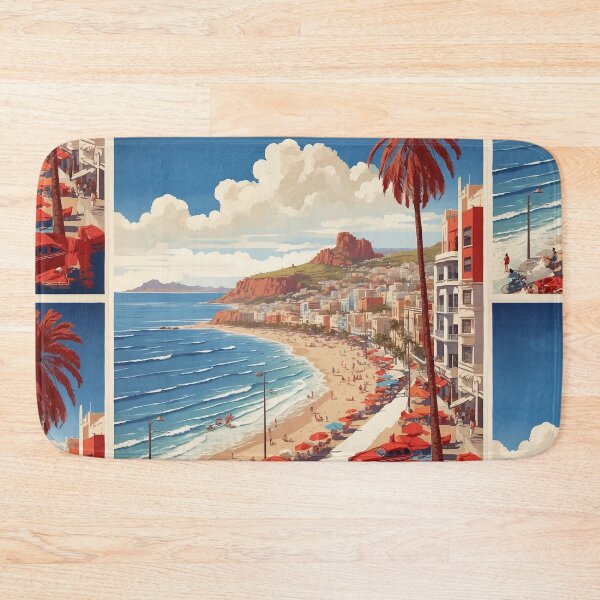 Item preview, Mazatlan Beach Mexico Vintage Poster designed and sold by TravelersGems.