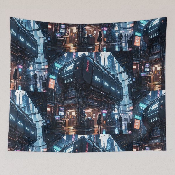 Item preview, Techno Cascade Harmony designed and sold by DreamBackDrops.