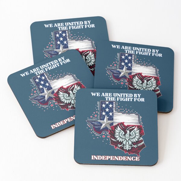 Item preview, WE ARE UNITED BY THE FIGHT FOR INDEPENDENCE. TEXAS, POLAND, People, Man, Woman, Courage, Solidarity,  designed and sold by 2012DreamVision.