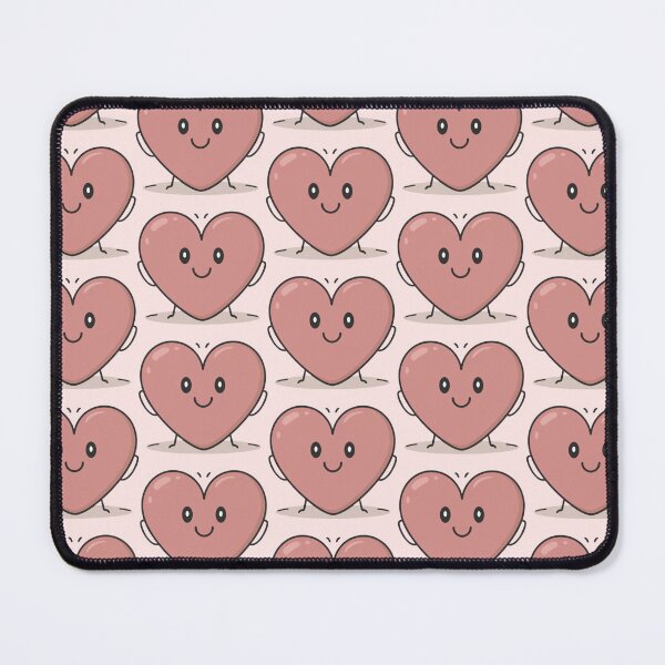 Item preview, Cute Kawaii Pink Heart Pattern designed and sold by PatternInArt.