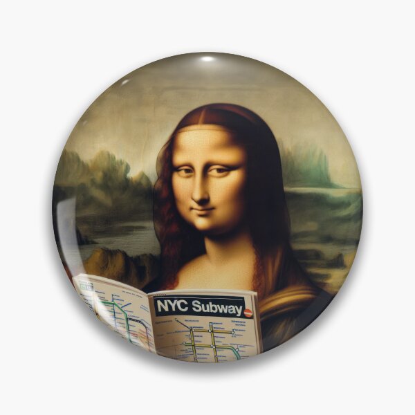 Item preview, New York Subway Mona Lisa NYC Subway Train designed and sold by MayaDelaye.