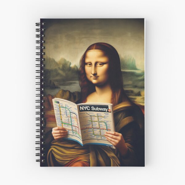 Item preview, New York Subway Mona Lisa NYC Subway Train designed and sold by MayaDelaye.