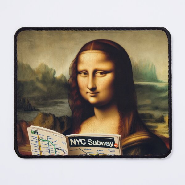 Item preview, New York Subway Mona Lisa NYC Subway Train designed and sold by MayaDelaye.