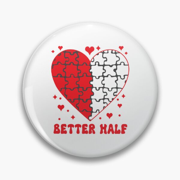 Item preview, B1. Better Half - Puzzle Heart Design. designed and sold by Ojtek86.