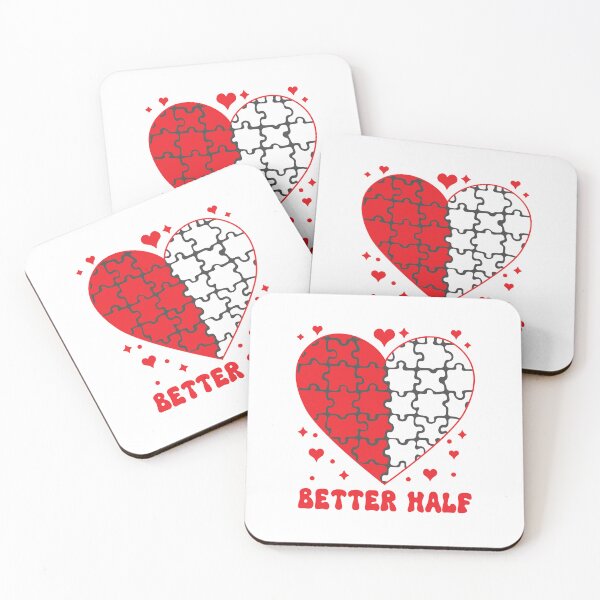 Item preview, B1. Better Half - Puzzle Heart Design. designed and sold by Ojtek86.
