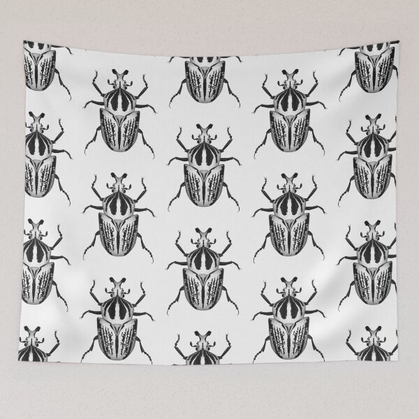 Item preview, Goliath Beetle Illustration designed and sold by Idle Morrow.