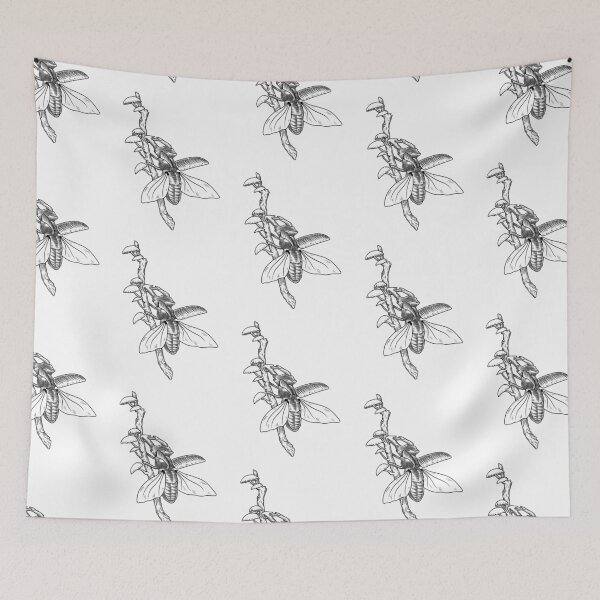 Item preview, Beetle Illustration designed and sold by Idle Morrow.