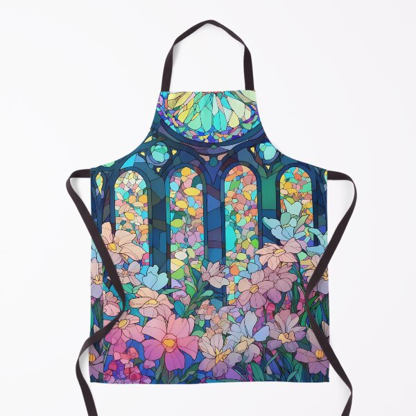Item preview, Bright color Floral glass stained design designed and sold by octoboobs.