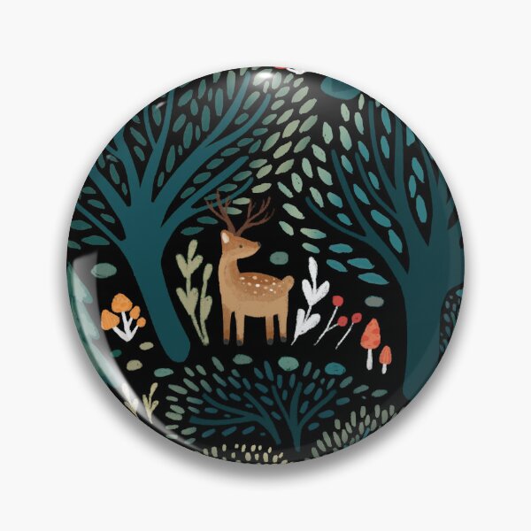 Item preview, Woodland fawns - green pattern designed and sold by Elenanaylor.