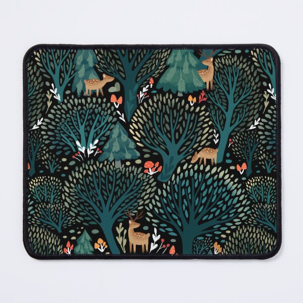 Item preview, Woodland fawns - green pattern designed and sold by Elenanaylor.