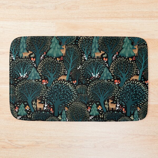 Item preview, Woodland fawns - green pattern designed and sold by Elenanaylor.