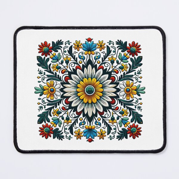 Item preview, Floral Collage Daisy - A Nautical tribute to Kashubian Folklore designed and sold by DesignPoland.