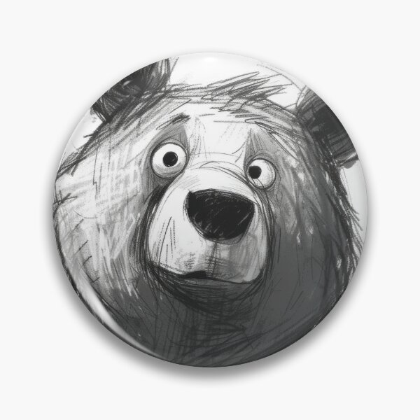Item preview, Grizzle The Confused Bear designed and sold by Scraponzo.