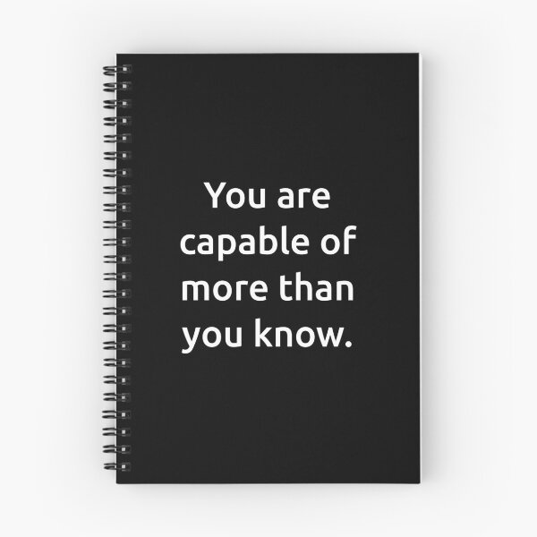 Item preview, You are capable of more than you know. designed and sold by IMCDT.